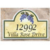 Italian Vineyard Address Plaque