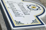 Mexican Yellow Flower Address Number Plaque