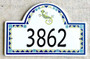 Gecko Address House Number Plaque