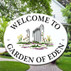 Oval Cottage Gate Wildflowers House Plaques
