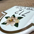 Magnolia Flowers Address House Plaque