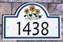 Daisy Flowers Arch Address Signs