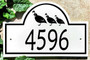 Quail Address Signs and House Plaques