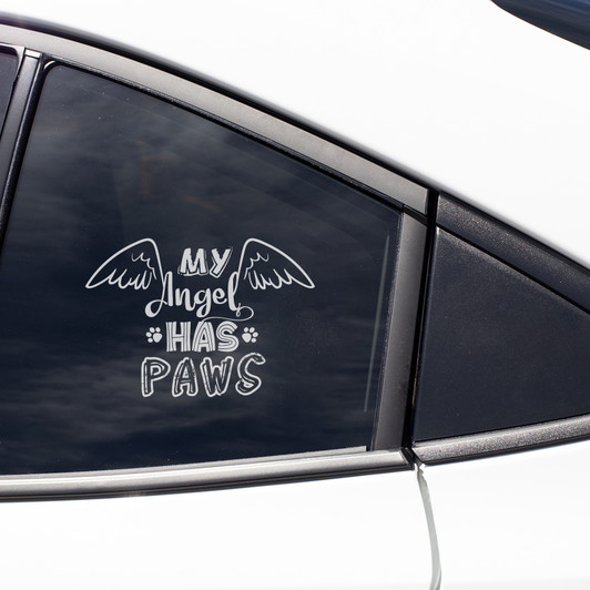 My Angel 4" Decal