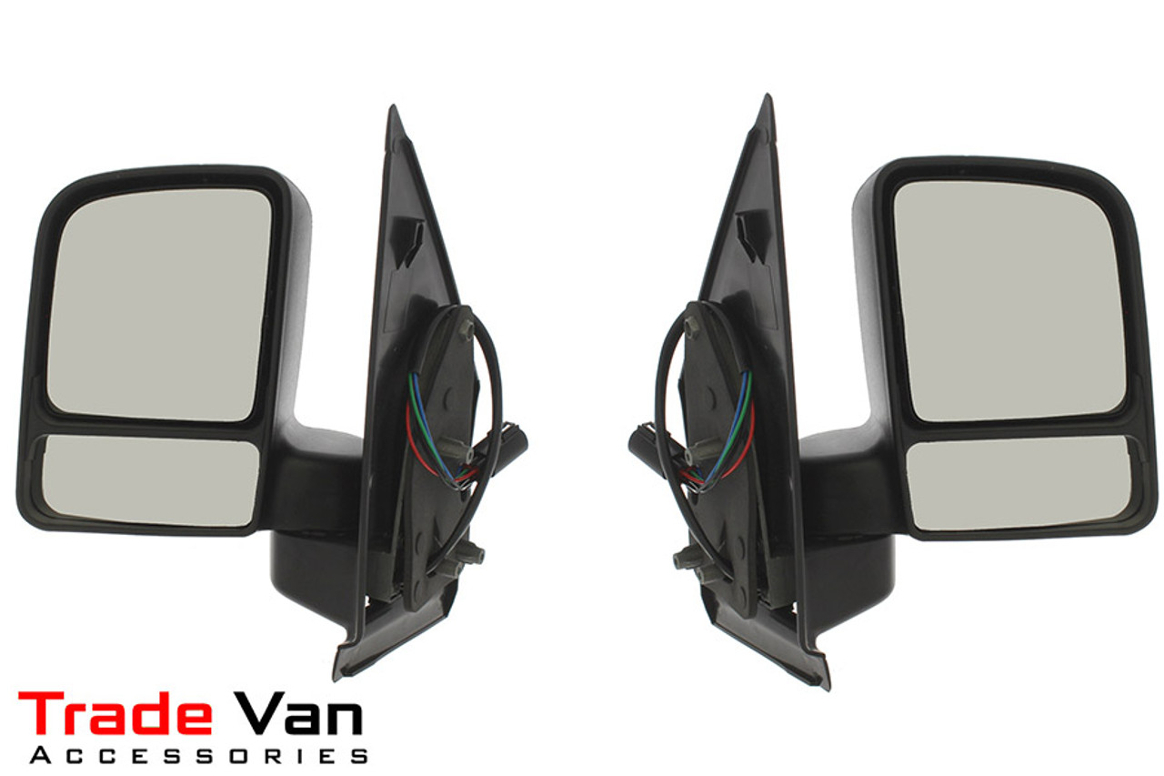 Wing Mirror Door Mirror Electric adjustment Heated Glass Black