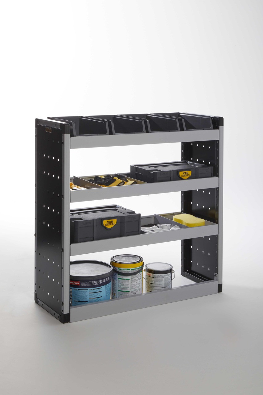 Toyota Returnable Stackable Racking Toyota Proace Max 2024- L3 H2,H3 Van Racking - Silver Package ...