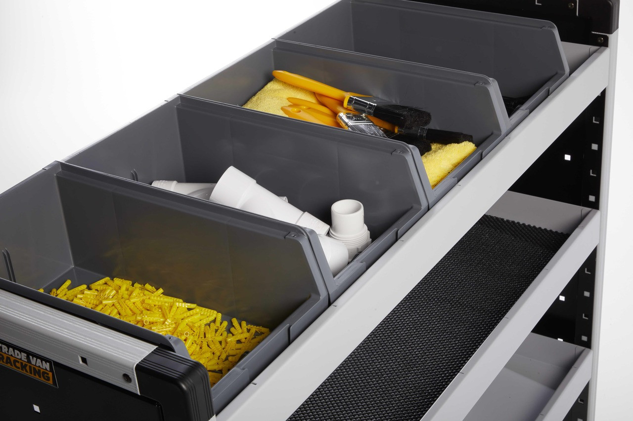 Vauxhall Movano 2022- L3 H2,H3 Van Racking - Silver Package - Nearside