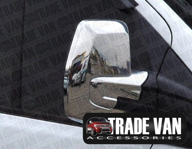 Carbon Fibre Door Handle Mirror Covers For Ford Transit Custom 2012+ & Tourneo - Left & Right Pair