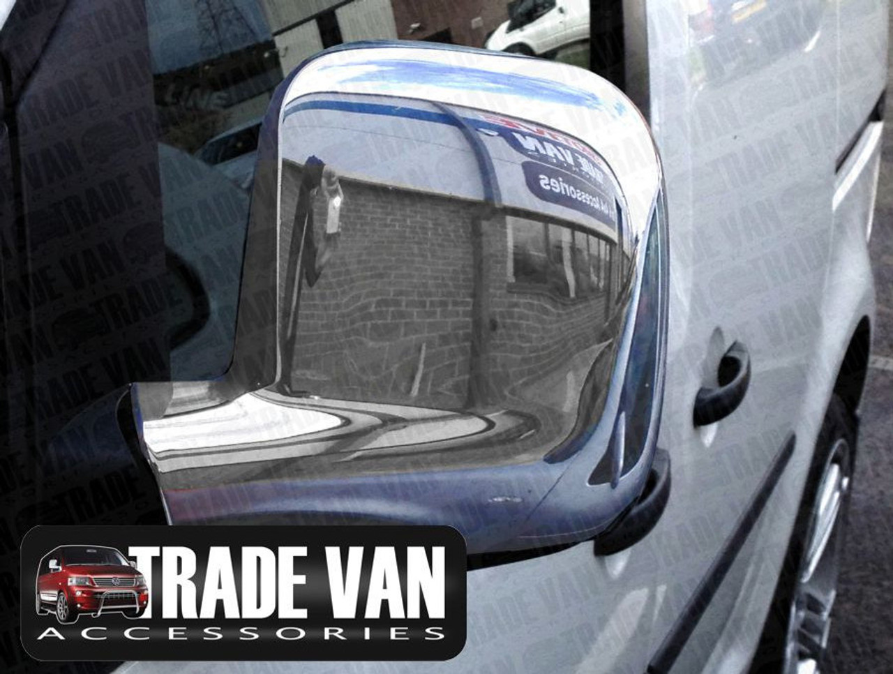 VW Caddy Mirror Covers ABS Chrome, Caddy Side Styling Accessories