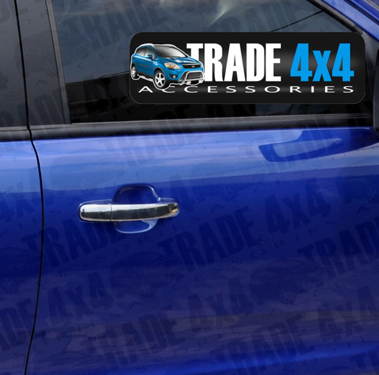 Door Handle Cover Set - Chrome - for Ford Ranger 2012 + – Powerful UK