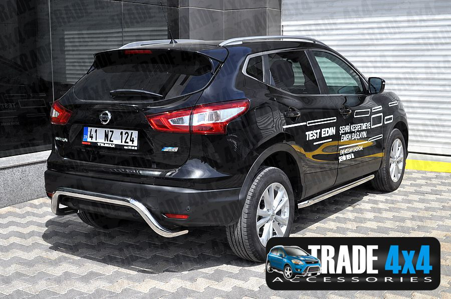Nissan Qashqai 2014 Rear Bar Stainless Steel Qashqai 2014 Rear