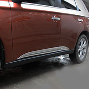 Mitsubishi Outlander 2012on Chrome Side Moulding Covers