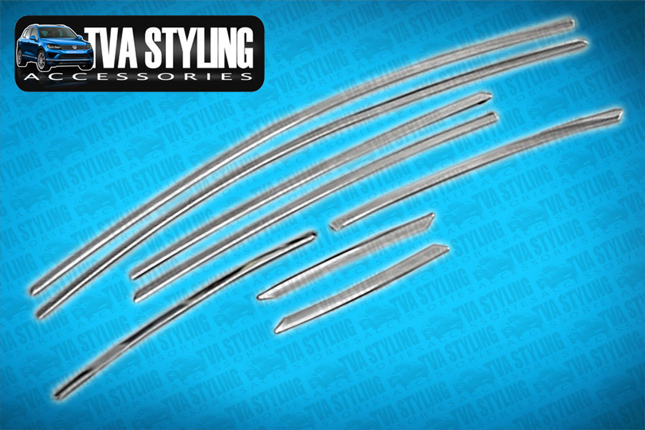 Ford Focus 2011 on Chrome Side lower window Frame Trim Covers Set