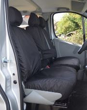 Renault Trafic 20012006 Seat Covers Seat Covers Black TVA