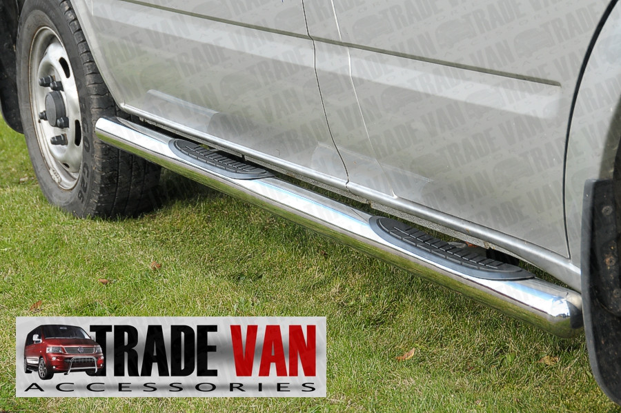 transit side bars sidebars steps B1 for for ford transit van at trade van accessories