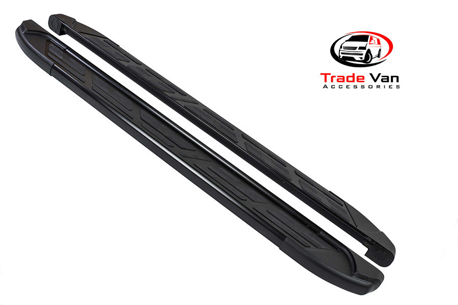 Vauxhall Vivaro L1L2 Sapphire Black Side Steps Trade Van Accessories