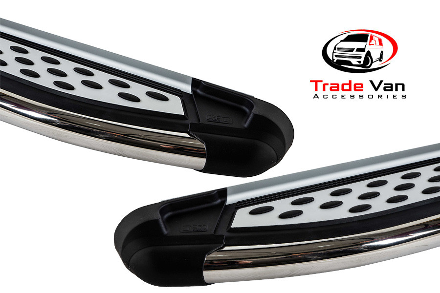 Vauxhall Mokka 2012 On Plus Silver Side Steps TVA Styling