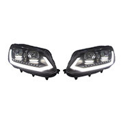VW Caddy LED DRL Headlights with Dynamic Flowing Indicators Caddy Headlights LED DRL and