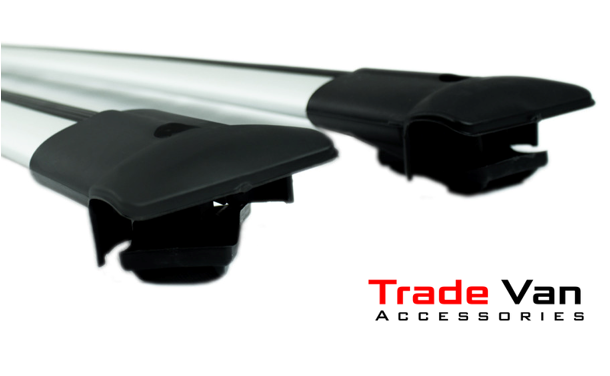 VW Caddy TX3 TVA Aero Pro Roof Cross Bar Set Easy Fit 2020-on
