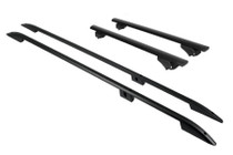 Vauxhall Vivaro LWB Roof Rail and Lockable Cross Bar Rack Set Black 2014-2018