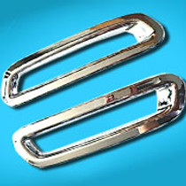 These chrome Chevrolet Trax rear fog light covers are a cool and stylish accessory for your car SUV. Buy online at Trade car Accessories. These units feature triple chrome plating for an extended life.