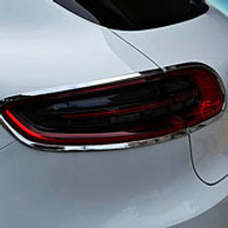 These chrome plated Porsche Macan rear tail light covers are a cool and stylish accessory for your car SUV. Buy online at Trade car Accessories. These units feature triple chrome plating for an extended life.