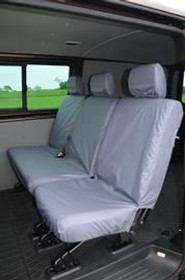 VW T5 Transporter Seat Covers 2003-2009 Rear Seats SET2 GREY