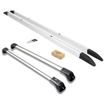 Tourer Flush Lockable 2 Bar Roof Rack Set | VW Transporter T5 & T6 SWB 2003+ | Silver