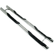 VW Transport T5 SWB 2003 - 14 Premium Hand Polished Stainless Steel Viper Side Bars With Steps VW Transport T5 SWB Accessories