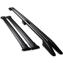 Citroen Dispatch 2016+ LWB L3 Roof Rail and Two Cross Bar Rack Set | Black