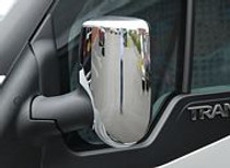 Ford Transit Mirror Covers Diamond Chrome UK - 2000-2013