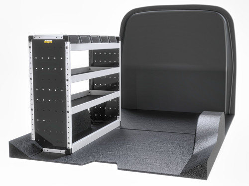 Toyota Proace 2016- L3 H1 Van Racking - Silver Package  - Nearside