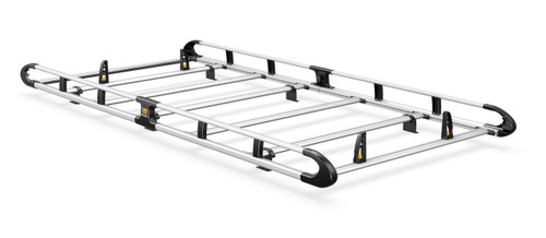 Nissan Interstar 2022-2024 L3 H2 Twin Rear Doors ULTI Rack+ (Aluminium) - 8 Bar Roof Rack