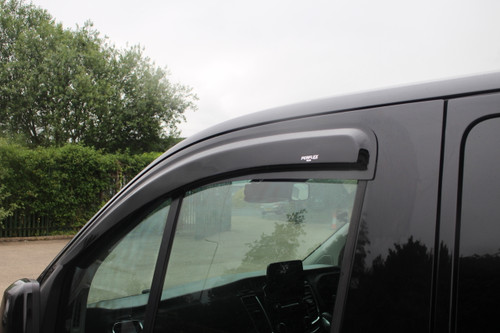 Ford Transit MK8 2014+ Wind Deflectors Window Visors - Dark Tint - Pair