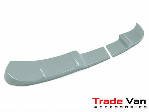 Ford Transit Custom 2023 on Rear Twin Door Spoiler Moondust Silver