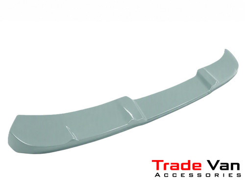Ford Transit Custom 2023 on Rear Tailgate Spoiler Moondust Silver