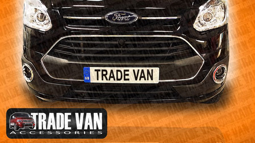 Chrome Look Stainless Steel Radiator Bumper grille cover surround for Transit Custom & Torneo Custom Upgrade