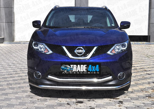 Nissan Qashqai 2014 Front City Bar Lower Stainless Steel, Qashqai 2014  Front Styling Accessories