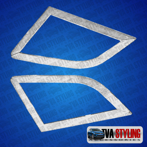 Our chrome Ford EcoSport Rear Quarter Window trim set is an eye-catching and stylish accessory for your 4x4 SUV. These units feature triple chrome plating for an extended life. Buy online at Trade Van Accessories.