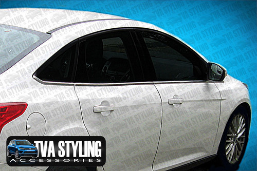 Ford Focus 2011 on Chrome Side lower window Frame Trim Covers Set