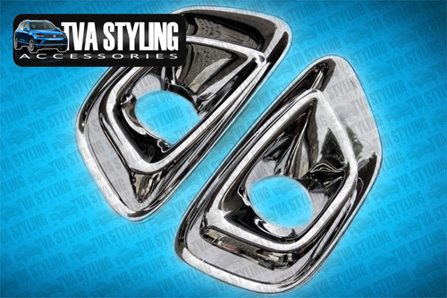 Our chrome Jeep Compass front fog lamp covers are an eye-catching and stylish accessory for your car SUV. These units feature triple chrome plating for an extended life. Buy online at Trade car Accessories.