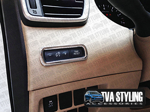 Our chrome interior control panel cover for the Nissan X-Trail are a polished, chrome, and stylish accessory for your car SUV. These units feature triple chrome plating for an extended life. Purchase online at Trade car Accessories.