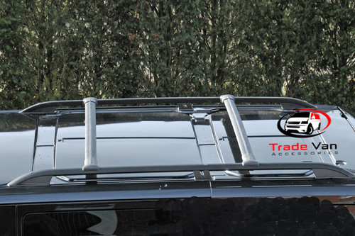 Peugeot Traveller Black Roof Rack Cross Bars Trade Van Accessories