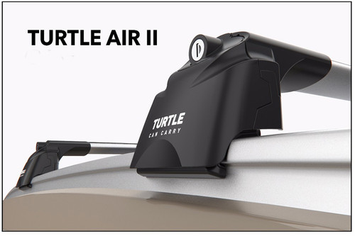 Silver Turtle Air II cross bars roof rack is a great addition to create extra carrying space on top of your vehicle. They attach to the closed rail OEM side roof rails of your vehicle creating a crossbar rack to carry any bulky items. This is great for transporting items without losing interior space