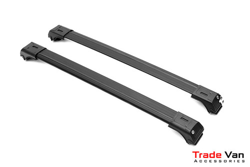 Atlas open rail cross bars V1 | Renault Koleos 2008+ | Black