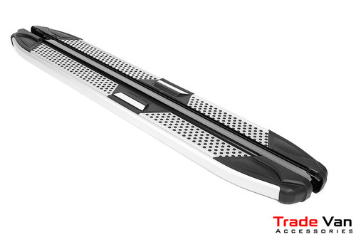 Cyclone Side Step Running Boards | Citroen Dispatch 2016+ L1 & L2 | Silver