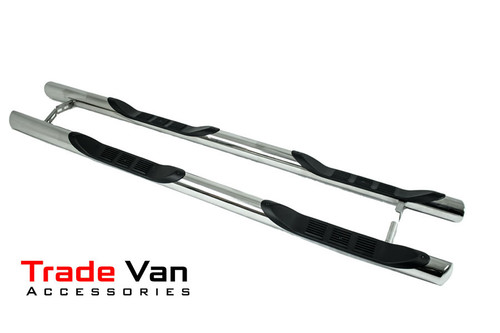 Audi Q7 2005 - 15 Premium Hand Polished Stainless Steel Viper Side Bars With Steps Audi Q7 Accessories