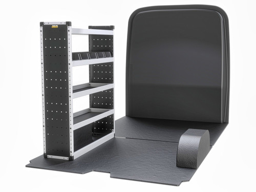 Vauxhall Movano 2022- L2 H2 Van Racking - Silver Package  - Nearside