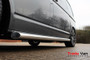 Nissan NV300 2016+ SWB Chrome Side Bars Slash Cut Steel Tube 76mm