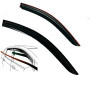 Ford Transit MK8 2014+ Wind Deflectors Window Visors - Dark Tint - Pair
